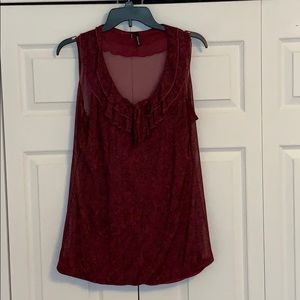 Maurices floral dressy tank